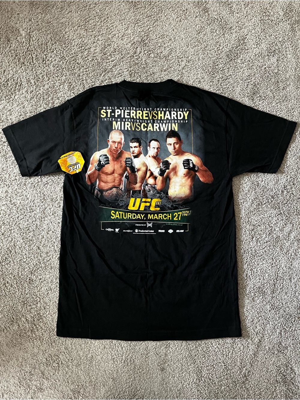 UFC 111- Black Short Sleeve Tee - BNWT - Men’s Size M